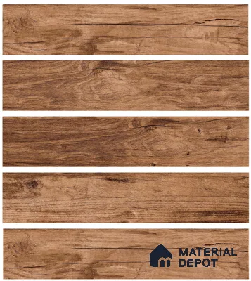 TL 02325 Cocoa Brown 1000 x 200 mm Matte Finish Porcelain Wall & Floor Tile - 9 mm | 2-3 mm Spacer is Mandatory (Sample)