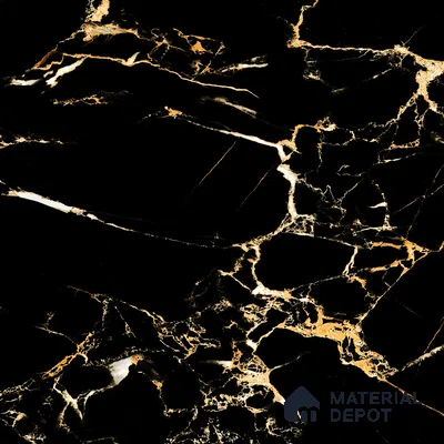 Endless Wall & Floor Vitrified Tile Space Black 4 ft x 2 ft | TL 01196 High Gloss Finish Tile - 9 mm | Suitable for Living Room, Bedroom