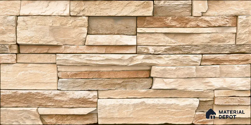Elevation Wall Tile TL 00079 B Light Beige 2 ft x 1 ft Punch Matte Finish Vitrified Tile - 9 mm | Ideal For Modern Facades, Outdoor Cladding, Feature Wall