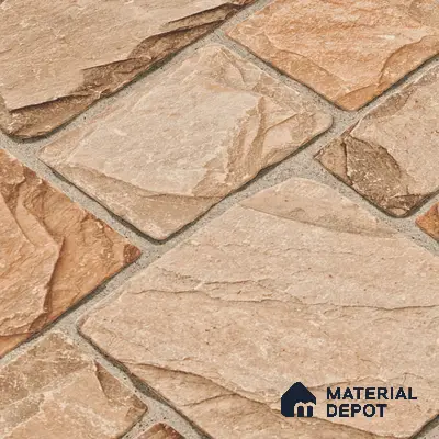 Elevation Wall Tile TL 00085 A Terra Brown 2 ft x 1 ft Punch Matte Finish Vitrified Tile - 9 mm | Ideal For Modern Facades, Outdoor Cladding, Feature Wall