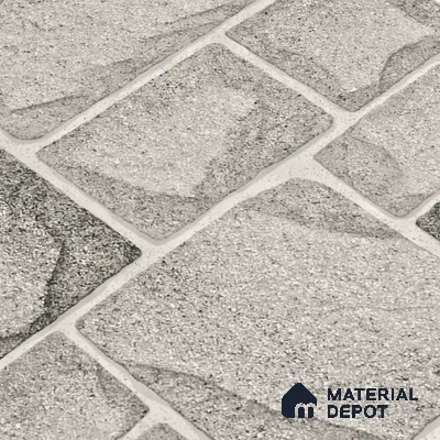 Elevation Wall Tile TL 00085 B Shadow Grey 2 ft x 1 ft Punch Matte Finish Vitrified Tile - 9 mm | Ideal For Modern Facades, Outdoor Cladding, Feature Wall