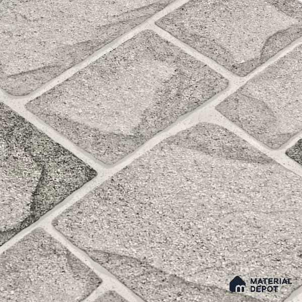 Elevation Wall Tile TL 00085 B Shadow Grey 2 ft x 1 ft Punch Matte Finish Vitrified Tile - 9 mm | Ideal For Modern Facades, Outdoor Cladding, Feature Wall