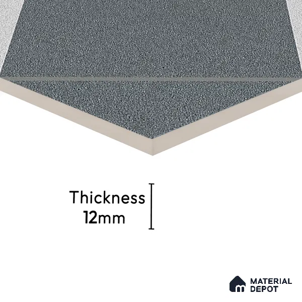 Parking Floor Tile TL 03385 F Tetris Grape 16 x 16 inch Anti Slip Matte Finish Heavy Duty Vitrified Tile - 12 mm | Suitable For Garage, Driveway, Terrace | Pattern Alignment May Vary | 2-3 mm Spacer is Mandatory