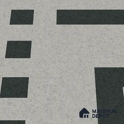 Parking Floor Tile TL 03385 A Tetris Charcoal 16 x 16 inch Anti Slip Matte Finish Heavy Duty Vitrified Tile - 12 mm | Suitable For Garage, Driveway, Terrace | Pattern Alignment May Vary | 2-3 mm Spacer is Mandatory
