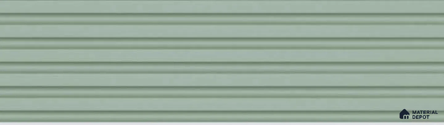 Green Plain Colour Louver PN 03186 8 ft x 4.9 inch Charcoal Panel - 8 mm | Suitable for Feature Wall, TV Unit & Living Room | Width is Subjected to 5% Variation