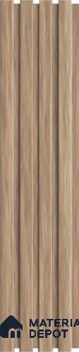 Brown Wood look PN 03277 Charcoal Louver/Panel | 8 ft x 5 inch | 8 - mm | image 01