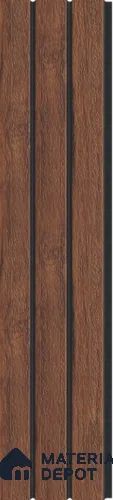 Brown Wood look PN 03298 Charcoal Louver/Panel | 8 ft x 5 inch | 8 - mm | image 01