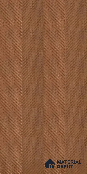 Brown Metallic Look PVC Decorative Wall Panel PN 03319 8 ft x 2 ft - 1 mm | Suitable for Feature Wall, TV Unit & Living Room | Width is Subjected to 5% Variation