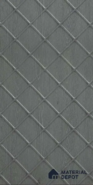 Grey Patterned Look PVC Decorative Wall Panel PN 03322 8 ft x 2 ft - 1 mm | Suitable for Feature Wall, TV Unit & Living Room | Width is Subjected to 5% Variation