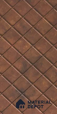 Brown Patterned Look PVC Decorative Wall Panel PN 03325 8 ft x 2 ft - 1 mm | Suitable for Feature Wall, TV Unit & Living Room | Width is Subjected to 5% Variation