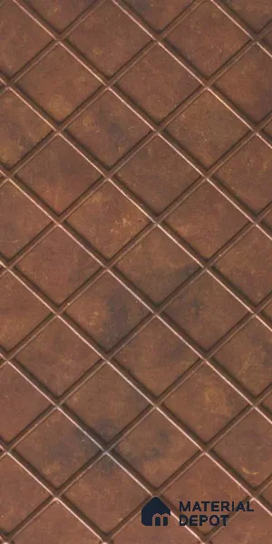 Brown Patterned Look PVC Decorative Wall Panel PN 03325 8 ft x 2 ft - 1 mm | Suitable for Feature Wall, TV Unit & Living Room | Width is Subjected to 5% Variation