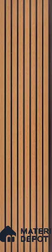 Brown Wood look PN 03195 Charcoal Louver/Panel | 8 ft x 5 inch | 8 - mm | image 01
