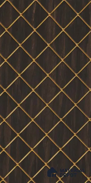 Brown Patterned Look PVC Decorative Wall Panel PN 03327 8 ft x 2 ft - 1 mm | Suitable for Feature Wall, TV Unit & Living Room | Width is Subjected to 5% Variation
