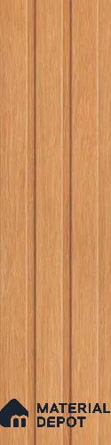 Brown Wood look PN 03037 Charcoal Louver | 8 ft x 5 inch | 8 - mm | image 01