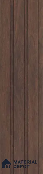 Brown Wooden Louver PN 03038 8 ft x 4.9 inch Charcoal Panel - 8 mm | Suitable for Feature Wall, TV Unit & Living Room | Width is Subjected to 5% Variation
