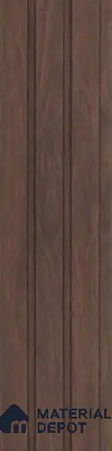 Brown Wooden Louver PN 03038 8 ft x 4.9 inch Charcoal Panel - 8 mm | Suitable for Feature Wall, TV Unit & Living Room | Width is Subjected to 5% Variation