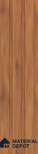 Brown Wooden Louver PN 03039 8 ft x 4.9 inch Charcoal Panel - 8 mm | Suitable for Feature Wall, TV Unit & Living Room | Width is Subjected to 5% Variation