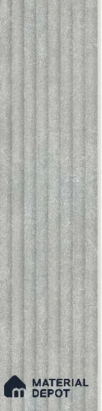 Grey Plain Colour Louver PN 03041 8 ft x 4.9 inch Charcoal Panel - 8 mm | Suitable for Feature Wall, TV Unit & Living Room | Width is Subjected to 5% Variation