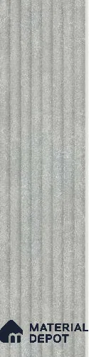 Grey Plain Colour Louver PN 03041 8 ft x 4.9 inch Charcoal Panel - 8 mm | Suitable for Feature Wall, TV Unit & Living Room | Width is Subjected to 5% Variation