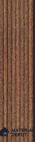 Brown Rustic Louver PN 03044 8 ft x 4.9 inch Charcoal Panel - 8 mm | Suitable for Feature Wall, TV Unit & Living Room | Width is Subjected to 5% Variation