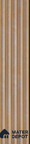 Brown Wood look PN 03217 Charcoal Louver/Panel | 8 ft x 5 inch | 8 - mm | image 01
