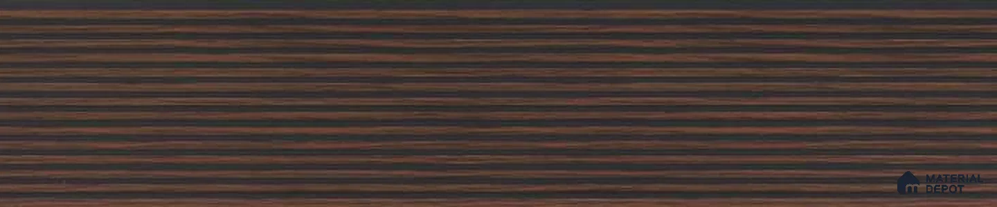 Brown Wooden Louver PN 03234 8 ft x 4.9 inch Charcoal Panel - 8 mm | Suitable for Feature Wall, TV Unit & Living Room | Width is Subjected to 5% Variation