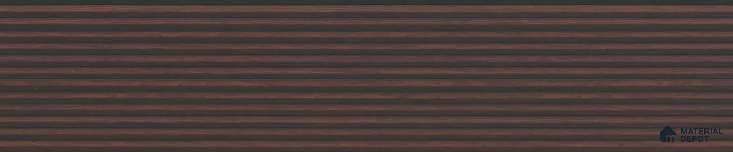 Brown Marble Louver PN 03238 8 ft x 4.9 inch Charcoal Panel - 8 mm | Suitable for Feature Wall, TV Unit & Living Room | Width is Subjected to 5% Variation