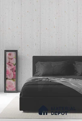White Marble Louver PN 03239 8 ft x 4.9 inch Charcoal Panel - 8 mm | Suitable for Feature Wall, TV Unit & Living Room | Width is Subjected to 5% Variation