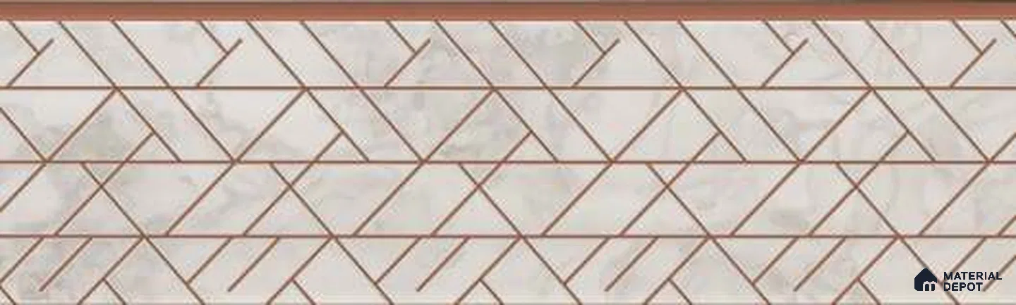 Multi colour Patterned Louver PN 03251 8 ft x 7 inch Charcoal Panel - 8 mm | Suitable for Feature Wall, TV Unit & Living Room | Width is Subjected to 5% Variation