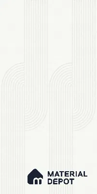 White Patterned look PN 02995 B Polymer Coated HDHMR Decorative Wall Panel | 8 ft x 2 ft | 6 - mm | Width is Subjected to 5% Variation