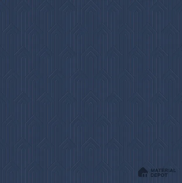 Blue Patterned Look HDHMR Decorative Wall Panel PN 02996 B 8 ft x 2 ft - 6 mm | Suitable for Feature Wall, TV Unit & Living Room | Width is Subjected to 5% Variation