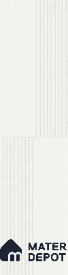 White Patterned look PN 02997 Polymer Coated HDHMR Decorative Wall Panel | 8 ft x 2 ft | 6 - mm | Width is Subjected to 5% Variation
