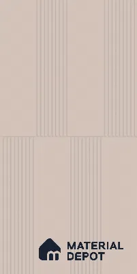 Beige Patterned Look HDHMR Decorative Wall Panel PN 02997 B 8 ft x 2 ft - 6 mm | Suitable for Feature Wall, TV Unit & Living Room | Width is Subjected to 5% Variation