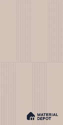 Beige Patterned Look HDHMR Decorative Wall Panel PN 02997 B 8 ft x 2 ft - 6 mm | Suitable for Feature Wall, TV Unit & Living Room | Width is Subjected to 5% Variation
