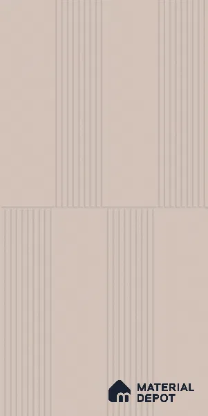 Beige Patterned Look HDHMR Decorative Wall Panel PN 02997 B 8 ft x 2 ft - 6 mm | Suitable for Feature Wall, TV Unit & Living Room | Width is Subjected to 5% Variation
