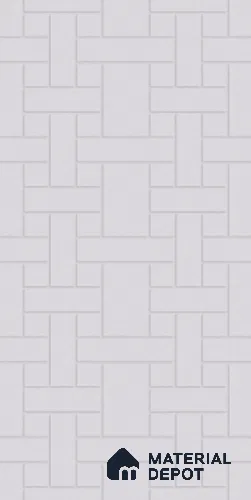 Silver Patterned look PN 02998 B Polymer Coated HDHMR Decorative Wall Panel | 8 ft x 2 ft | 6 - mm | Width is Subjected to 5% Variation