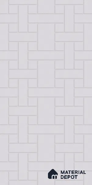 Silver Patterned look PN 02998 B Polymer Coated HDHMR Decorative Wall Panel | 8 ft x 2 ft | 6 - mm | Width is Subjected to 5% Variation