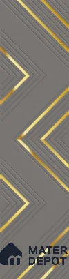 Grey Patterned look PN 02999 Polymer Coated HDHMR Decorative Wall Panel | 8 ft x 2 ft | 6 - mm | Width is Subjected to 5% Variation