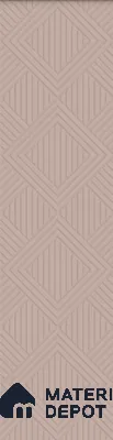 Beige Patterned Look HDHMR Decorative Wall Panel PN 03005 8 ft x 2 ft - 6 mm | Suitable for Feature Wall, TV Unit & Living Room | Width is Subjected to 5% Variation