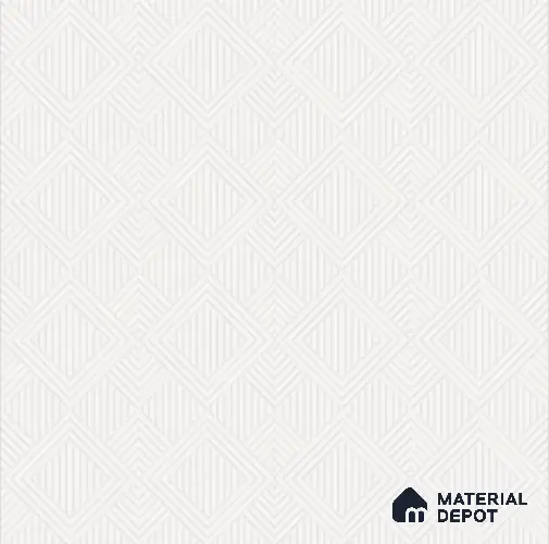 White Patterned Look HDHMR Decorative Wall Panel PN 03005 B 8 ft x 2 ft - 6 mm | Suitable for Feature Wall, TV Unit & Living Room | Width is Subjected to 5% Variation