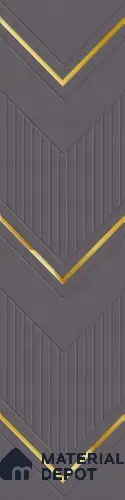 Grey Patterned Look HDHMR Decorative Wall Panel PN 03000 8 ft x 2 ft - 6 mm | Suitable for Feature Wall, TV Unit & Living Room | Width is Subjected to 5% Variation