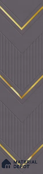 Grey Patterned Look HDHMR Decorative Wall Panel PN 03000 8 ft x 2 ft - 6 mm | Suitable for Feature Wall, TV Unit & Living Room | Width is Subjected to 5% Variation