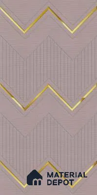 Pink Patterned Look HDHMR Decorative Wall Panel PN 03000 B 8 ft x 2 ft - 6 mm | Suitable for Feature Wall, TV Unit & Living Room | Width is Subjected to 5% Variation