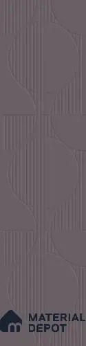 Grey Patterned Look HDHMR Decorative Wall Panel PN 03002 8 ft x 2 ft - 6 mm | Suitable for Feature Wall, TV Unit & Living Room | Width is Subjected to 5% Variation