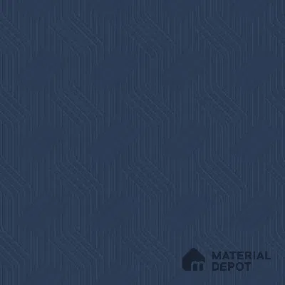 Blue Patterned Look HDHMR Decorative Wall Panel PN 03004 B 8 ft x 2 ft - 6 mm | Suitable for Feature Wall, TV Unit & Living Room | Width is Subjected to 5% Variation