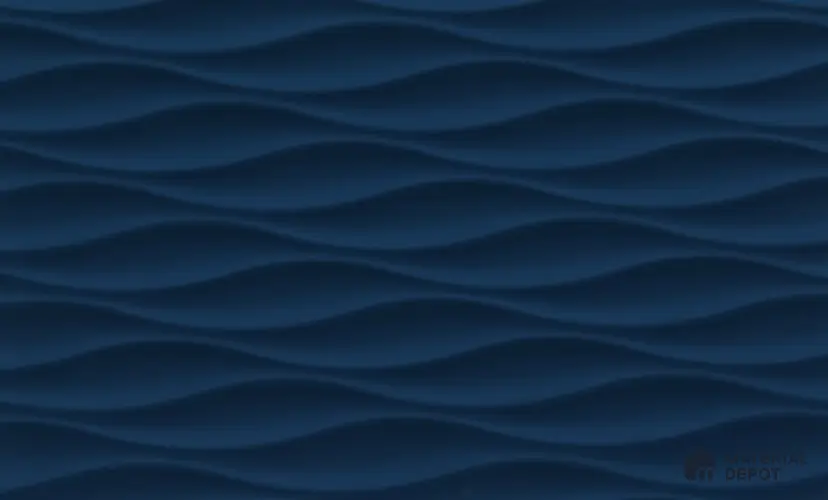 Blue Patterned Look PVC Decorative Wall Panel PN 03007 8 ft x 4 ft - 2 mm | Suitable for Feature Wall, TV Unit & Living Room | Width is Subjected to 5% Variation