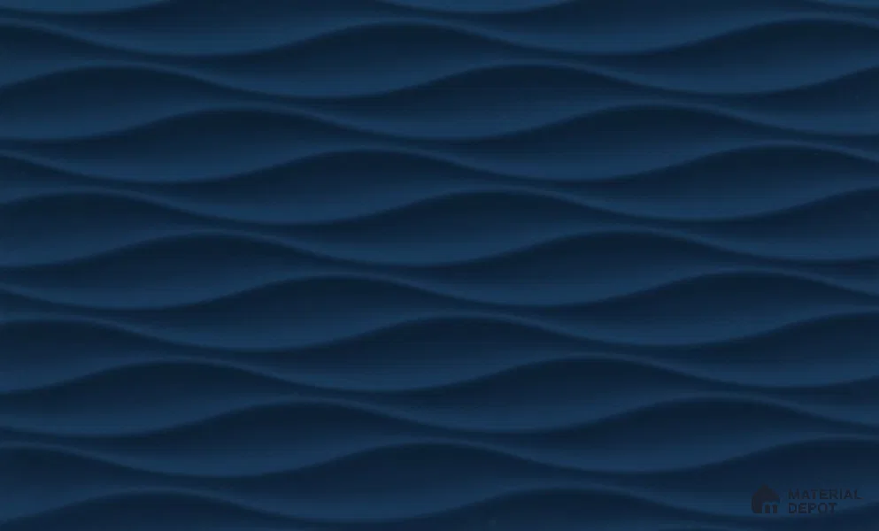 Blue Patterned Look PVC Decorative Wall Panel PN 03007 8 ft x 4 ft - 2 mm | Suitable for Feature Wall, TV Unit & Living Room | Width is Subjected to 5% Variation