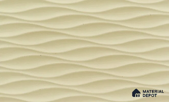 Cream Patterned Look PVC Decorative Wall Panel PN 03007 D 8 ft x 4 ft - 2 mm | Suitable for Feature Wall, TV Unit & Living Room | Width is Subjected to 5% Variation