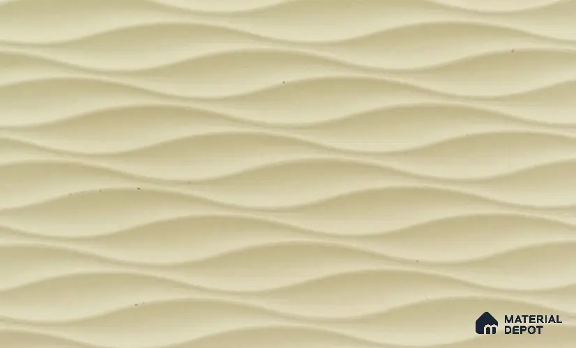 Cream Patterned Look PVC Decorative Wall Panel PN 03007 D 8 ft x 4 ft - 2 mm | Suitable for Feature Wall, TV Unit & Living Room | Width is Subjected to 5% Variation
