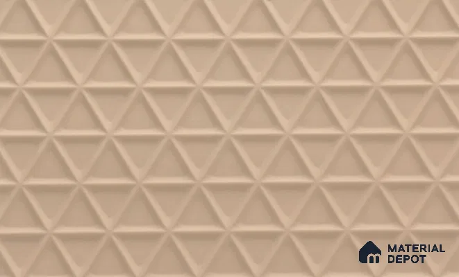 Cream Patterned Look PVC Decorative Wall Panel PN 03010 B 8 ft x 4 ft - 2 mm | Suitable for Feature Wall, TV Unit & Living Room | Width is Subjected to 5% Variation